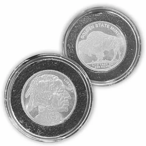 1/10 oz Silver GSM Buffalo (3)