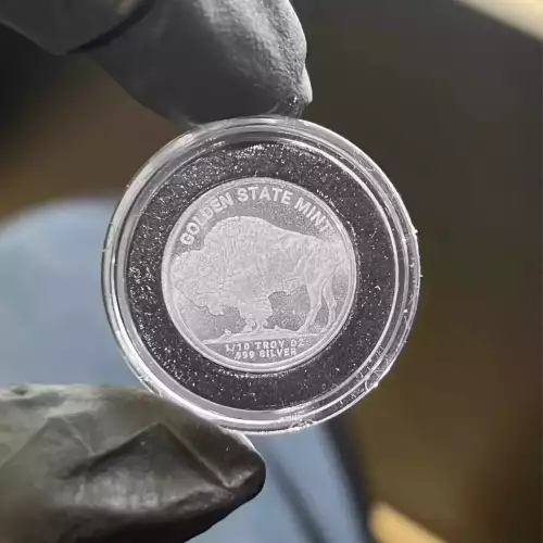 1/10 oz Silver GSM Buffalo (5)