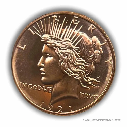 1 oz Copper AVDP Peace Dollar (2)