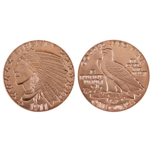 1 Oz Copper Incuse Indian OSB (2)