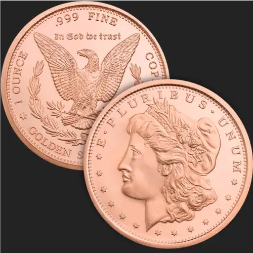 1 oz Copper Morgan Dollar GSM