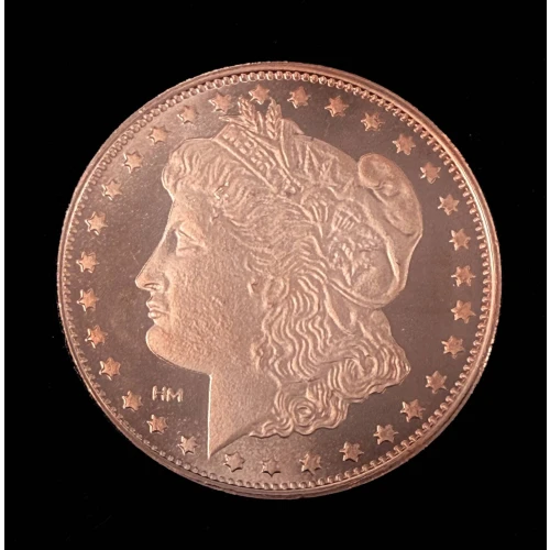 1 oz Copper Morgan Dollar HLM