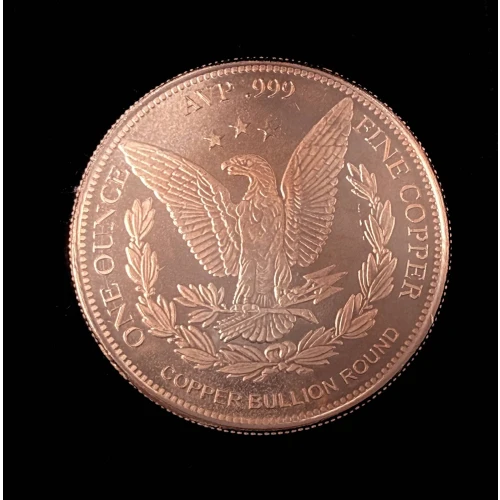 1 oz Copper Morgan Dollar HLM (2)