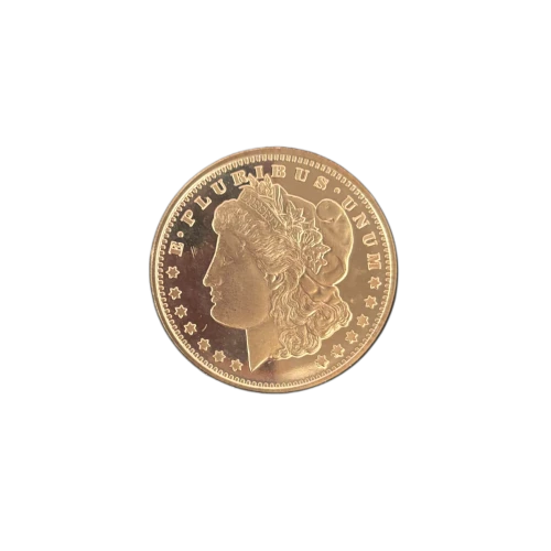 1 oz copper round Morgan dollar (2)