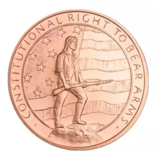1 oz Copper Second Amendment/Right to Bear Arms