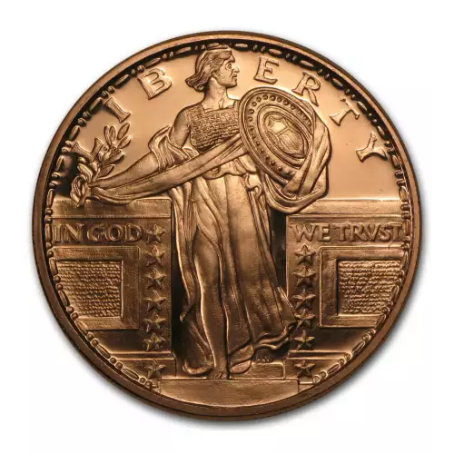 1 oz Copper Standing Liberty