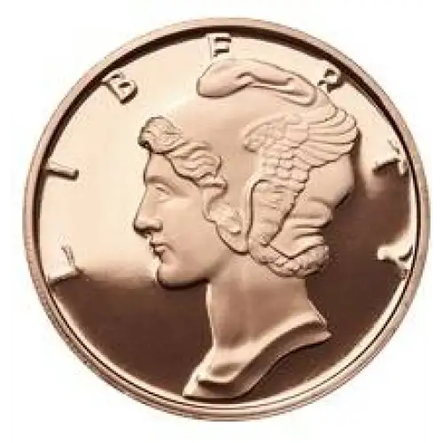 1 oz Mercury Dime Copper / Winged Liberty