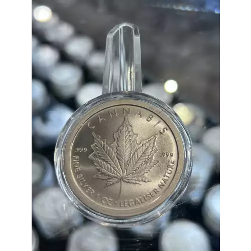 1 oz Silver GSM Silver Shield Cannabis (2)
