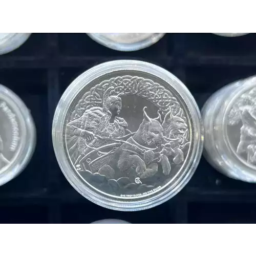 1 oz Silver Norse God Freya Goddess of Love 2022 (2)