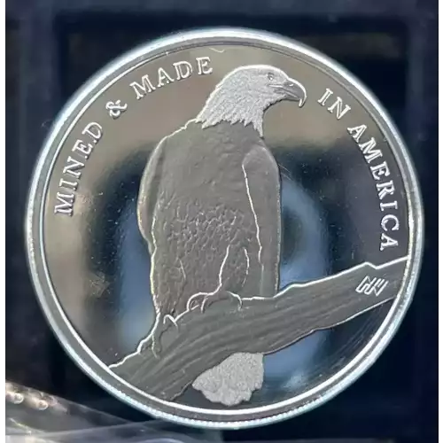  1 oz Silver Round American Reserve bald eagle