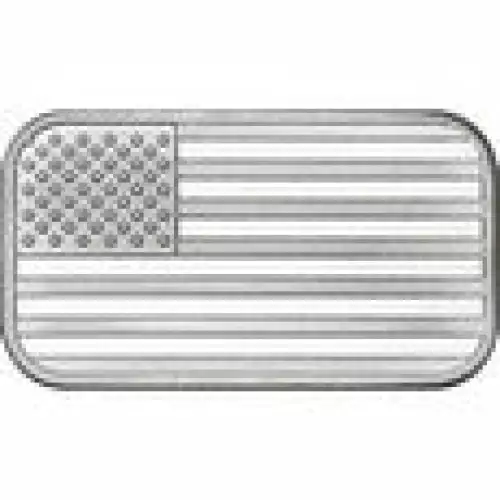 1 oz Silver United We Stand USA Flag Bar (2)