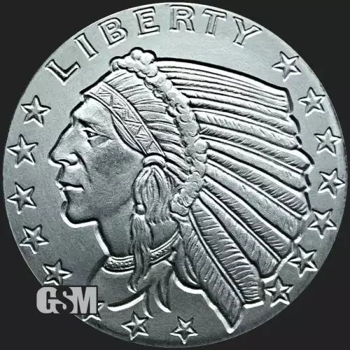 1/4 oz Silver GSM Incuse Indian (2)