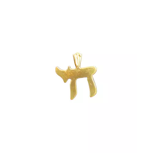 14k Gold Chi Pendant