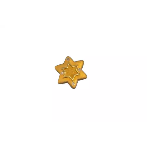 14K Gold Star Pendant with Melee Diamonds