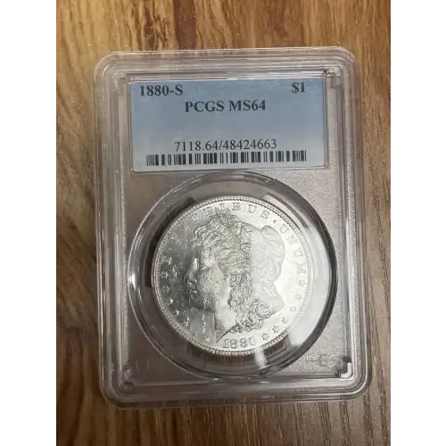 1880 - S - PCGS - MS64 - $1 Morgan