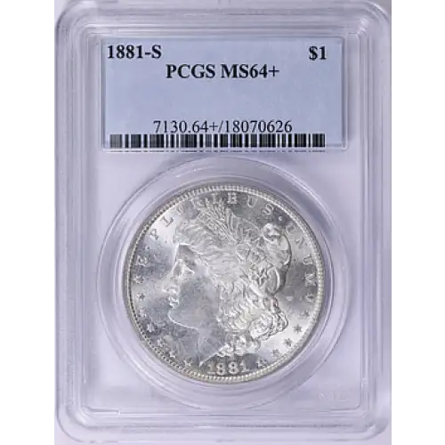 1881 - S - PCGS - MS64+ - $1 Morgan