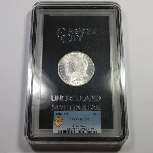 1883-CC - GSA Hoard - PCGS - MS 63