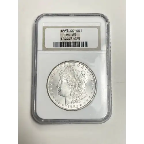 1883 CC S$1 Morgan MS65