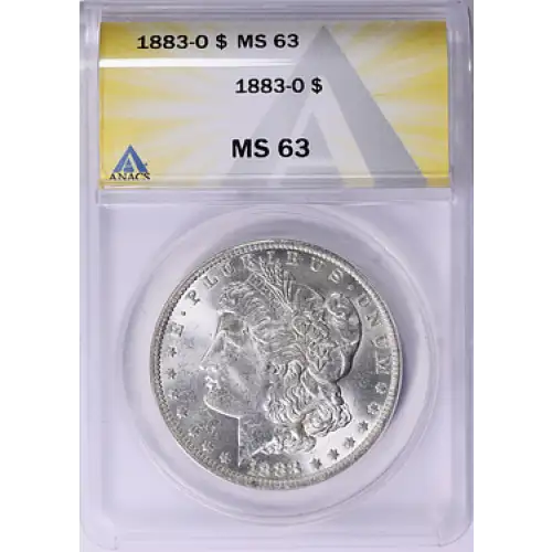 1883 - O - ANACS - MS63 - $1 Morgan
