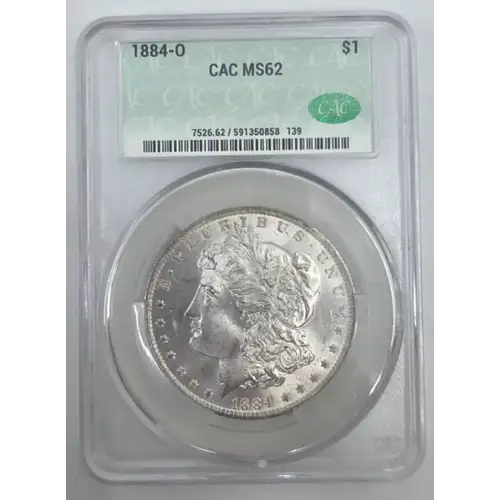 1884 CC $1 NGC MS 62 [DUPLICATE for #562809]