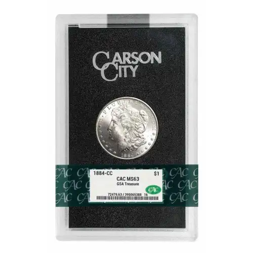 1884-CC CAC MS 63 (GSA Treasure)