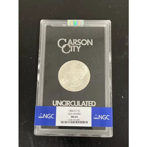 1884 - CC - NGC - MS64 - $1 Morgan GSA HOARD