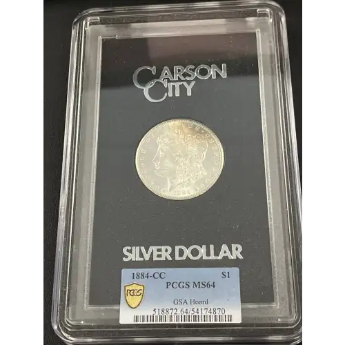 1884-CC -  PCGS - MS 64 (GSA Hoard) (CSC8)