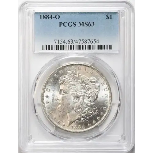 1884 O $1 Morgan MS63 PCGS