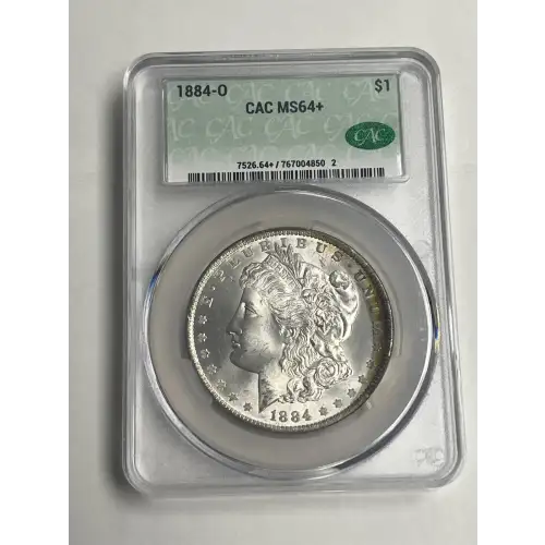 1884 O $1 Morgan MS64+ CAC