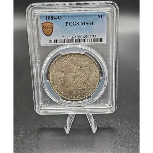 1884 O $1 Silver Morgan PCGS MS64
