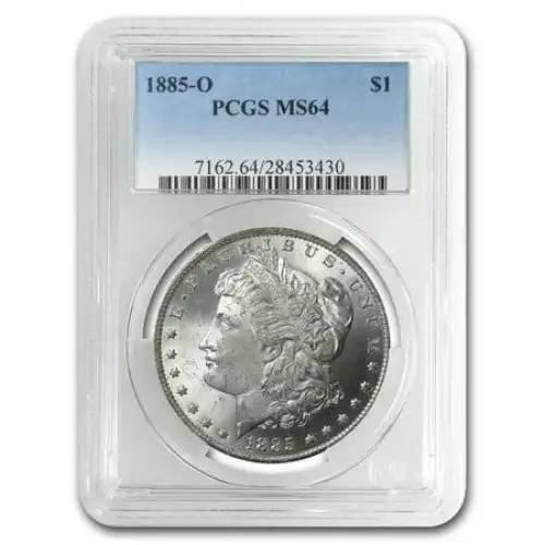 1885-O Morgan Silver Dollar PCGS MS-64