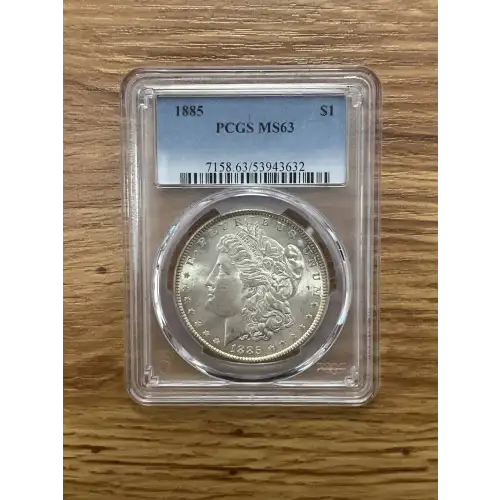 1885 - P - PCGS - MS63 - $1 Morgan
