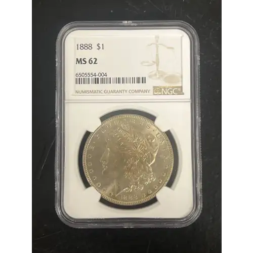 1888 - P - NGC - MS62 - $1 Morgan
