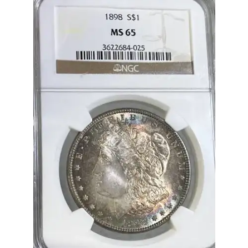 1898 S$1 - Morgan Dollar - NGC - MS65