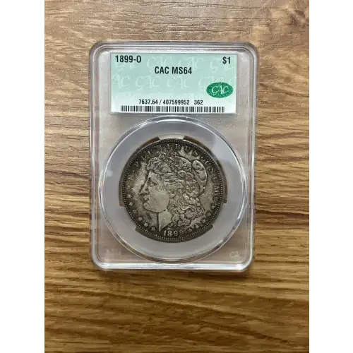 1899 - O - CAC - MS64 - $1 Morgan