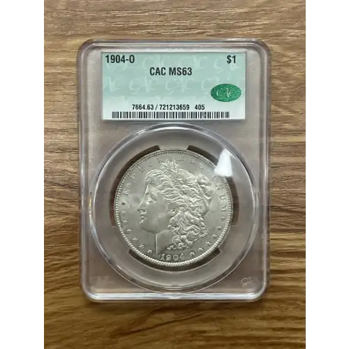 1904 - O - CAC - MS63 -$1 Morgan