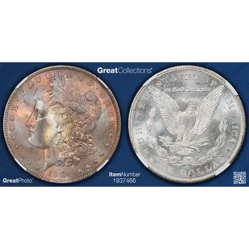 1904 - O - NGC - MS66 - $1 Morgan toned (2)
