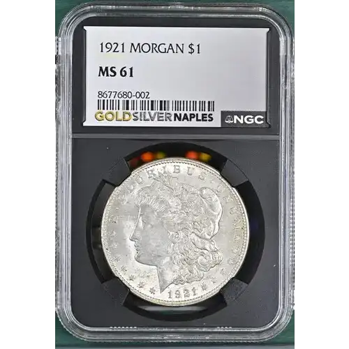 1921 MORGAN $1 MS 61