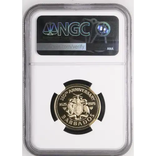1975FM SETTLEMENT 350th ANNIV. FIRST DAY OF MINTING ULTRA CAMEO (3)
