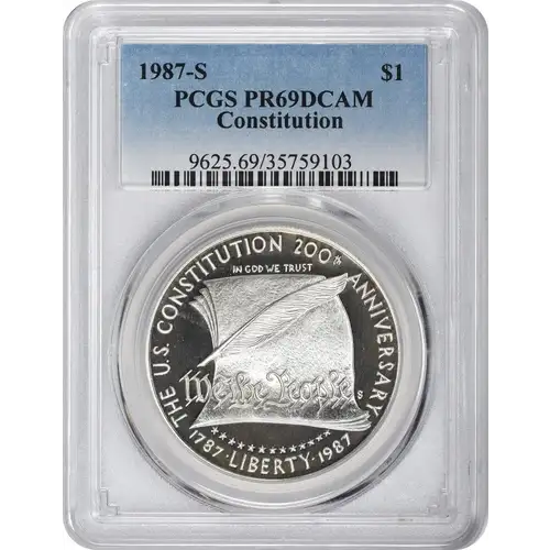 1987-S $1 Constitution, DCAM