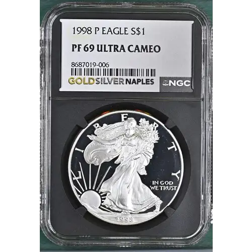 1998 P Silver Eagle PF 69 UC (JSC5)