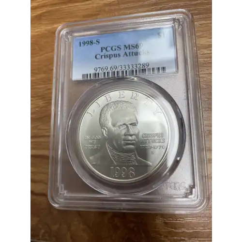 1998-S $1 Crispus Attucks