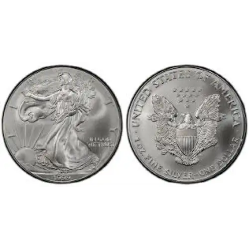 1999 $1 1oz Silver Eagle -PCI- MS 67