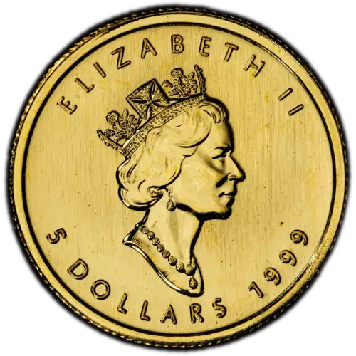 1999 $5 Maple Leaf Au 20 Years ANS Privy (3)