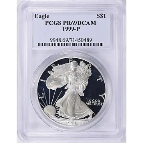 1999 P SILVER EAGLE PR69DCAM 
[B-9]