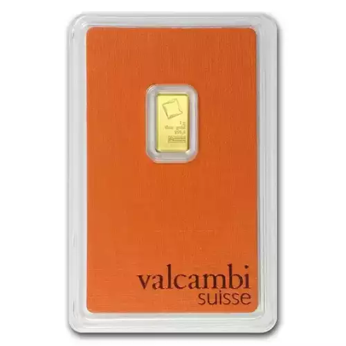 1g Valcambi Minted Gold Orange Assay