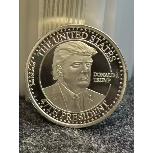 1oz 2024 Trump 47th US President Silver Round HANDS UP VICTORY (2)