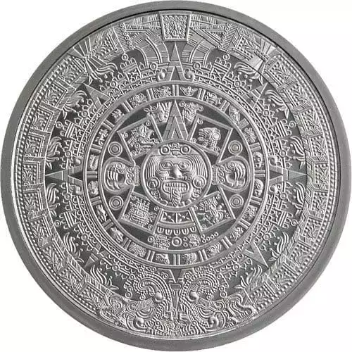2 oz Silver Aztec Round (2)