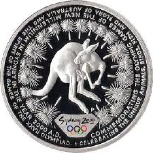 2000-P $5 Olympic - Kangaroo, DCAM
