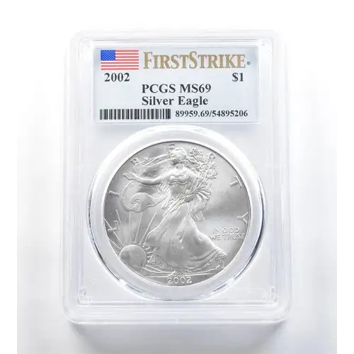 2002 $1 Silver Eagle First Strike